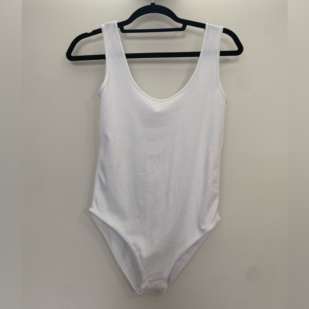 C’est Moi White Body Suit NWT S/L